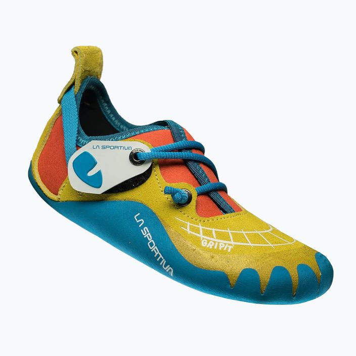 Pantofi de cățărare pentru copii La Sportiva Gripit galben/flame 7