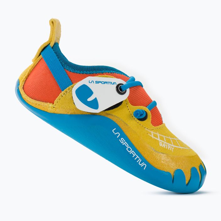 Pantofi de cățărare pentru copii La Sportiva Gripit galben/flame 2