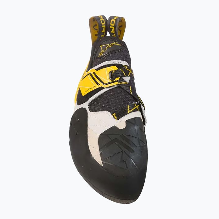 Pantofi de alpinism pentru bărbați La Sportiva Solution alb și galben 20G000100 14