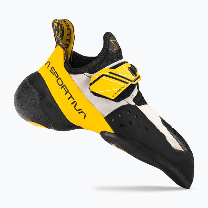 Pantofi de alpinism pentru bărbați La Sportiva Solution alb și galben 20G000100 2