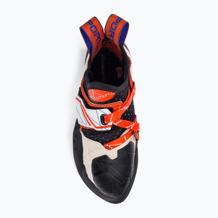 Pantof de alpinism pentru bărbați La Sportiva Solution alb-portocaliu 20H000203 6