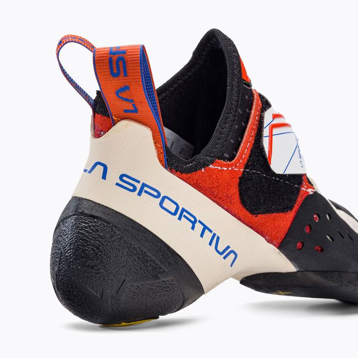 Pantof de alpinism pentru bărbați La Sportiva Solution alb-portocaliu 20H000203 8