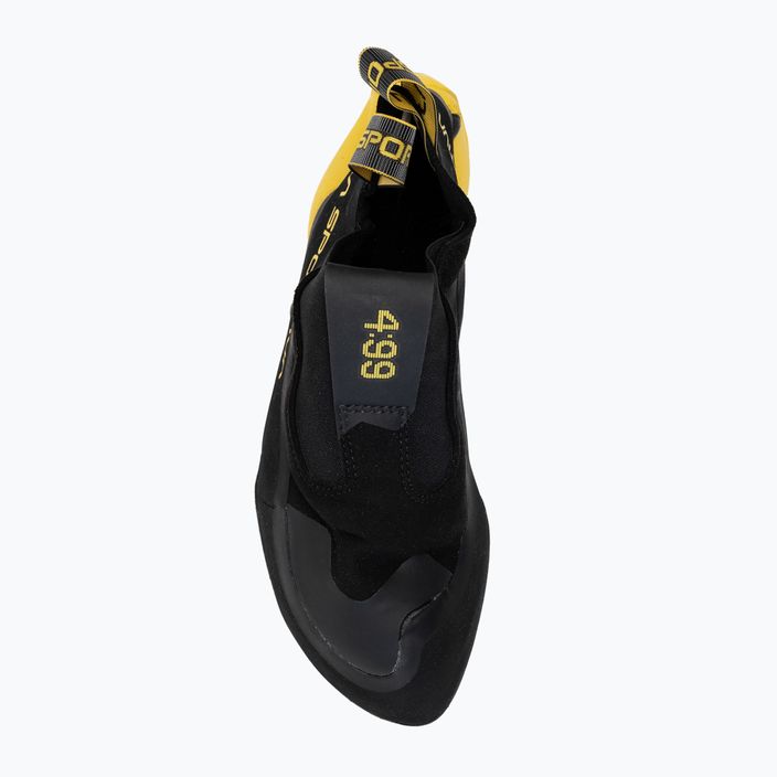 La Sportiva Cobra 4.99 pantof de alpinism negru/galben 20Y999100 6