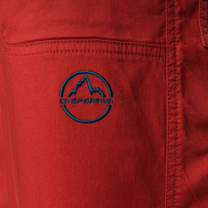 Pantaloni scurți de alpinism pentru bărbați La Sportiva Bleauser roșu N62313718 3
