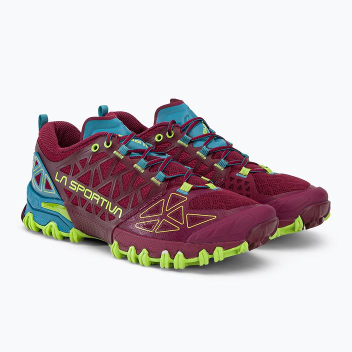 La Sportiva Bushido II pantofi de alergare pentru femei burgundy-blue 36T502624 6