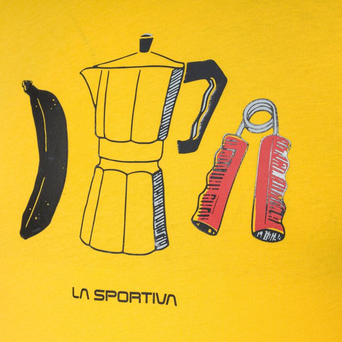 La Sportiva cămașă de alpinism pentru bărbați Mic dejun galben H32100100 3
