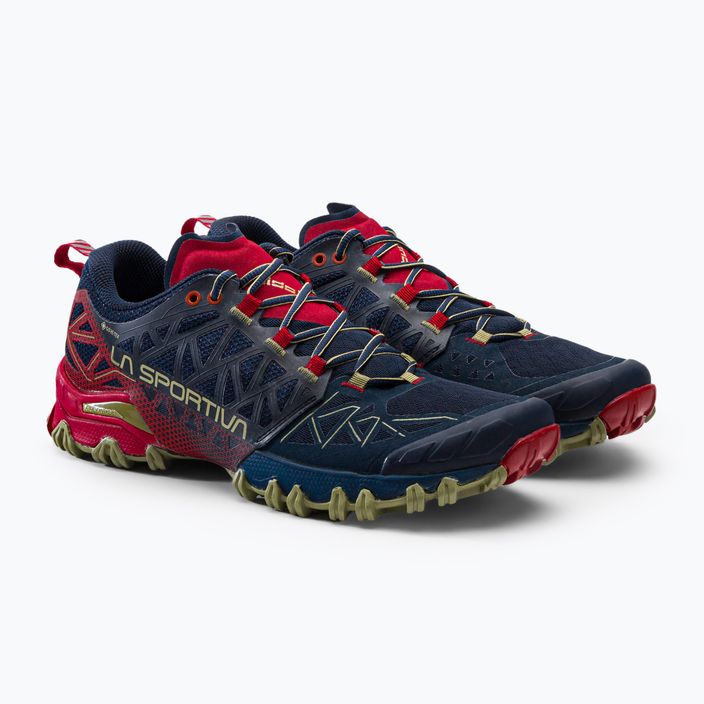 La Sportiva Bushido II GTX pantofi de alergare pentru bărbați albastru marin și roșu 46Y629317 5