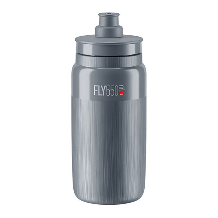 Bidon de biciletă Elite FLY Tex 550 ml grey/grey logo 2