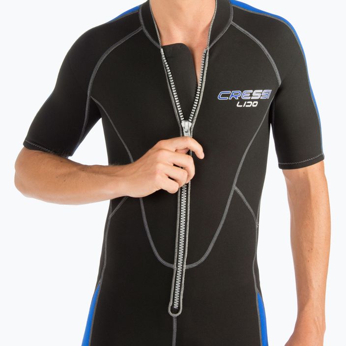 Costum de scufundări pentru bărbați Cressi Lido 2 mm negru-albastru LV455003 3