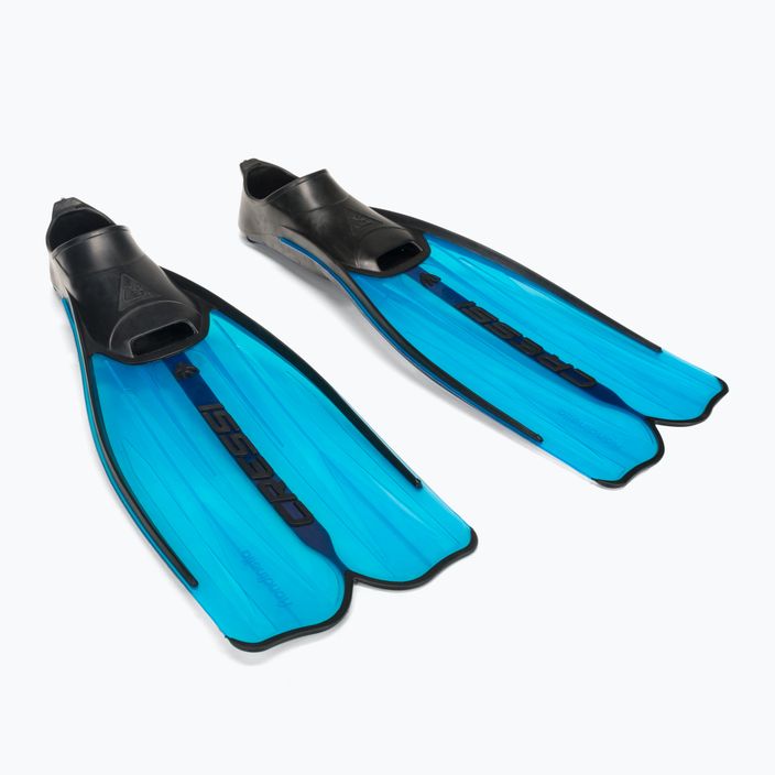 Cressi Rondinella Kid Set de scufundări pentru copii Mască + snorkel + aripioare albastru CA189231 2