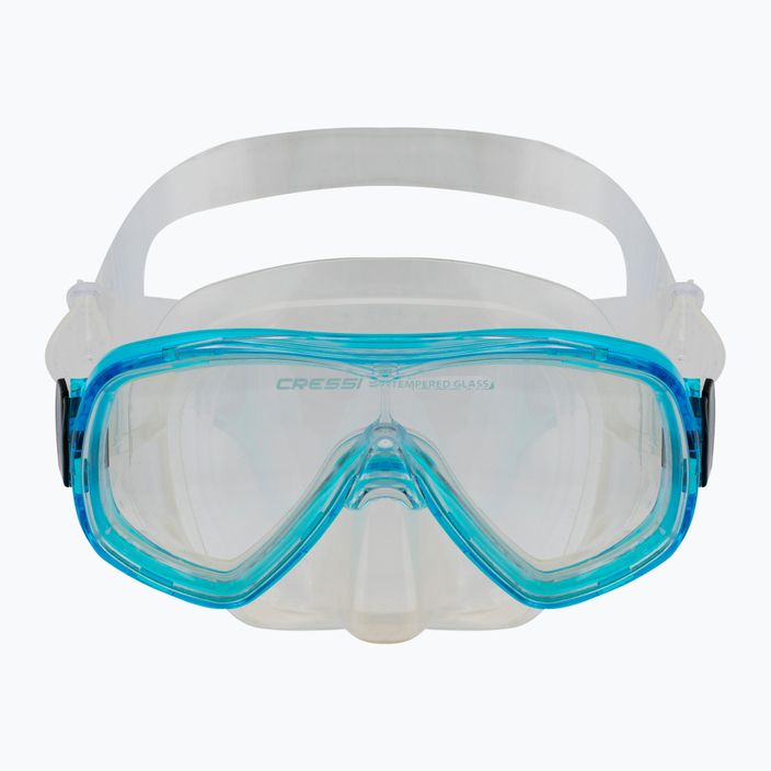 Cressi Rondinella Kid Set de scufundări pentru copii Mască + snorkel + aripioare albastru CA189231 6