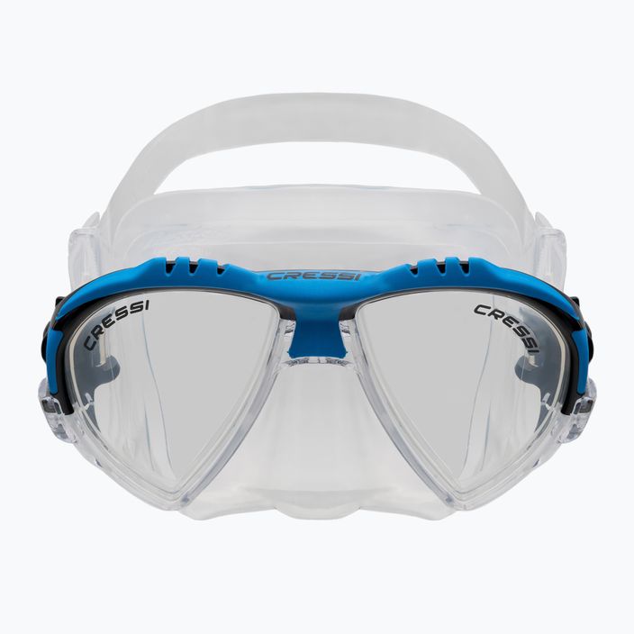 Set de scufundări Cressi Matrix + mască Gamma + snorkel albastru DS302501 2