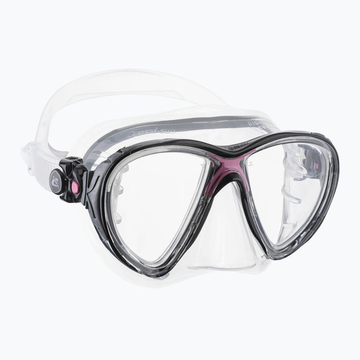 Mască de scufundări Cressi Big Eyes Evolution clear/pink