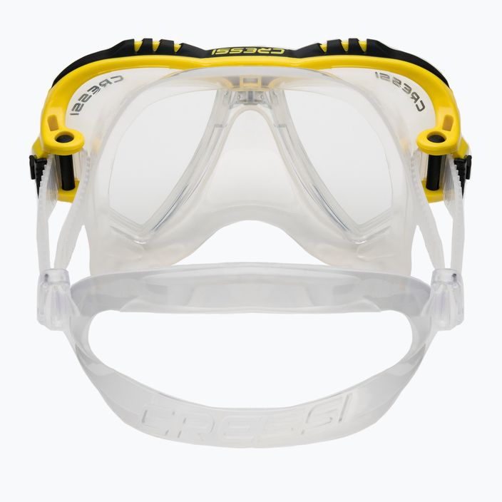 Set de scufundări Cressi Matrix + mască Gamma + snorkel galben DS302504 5