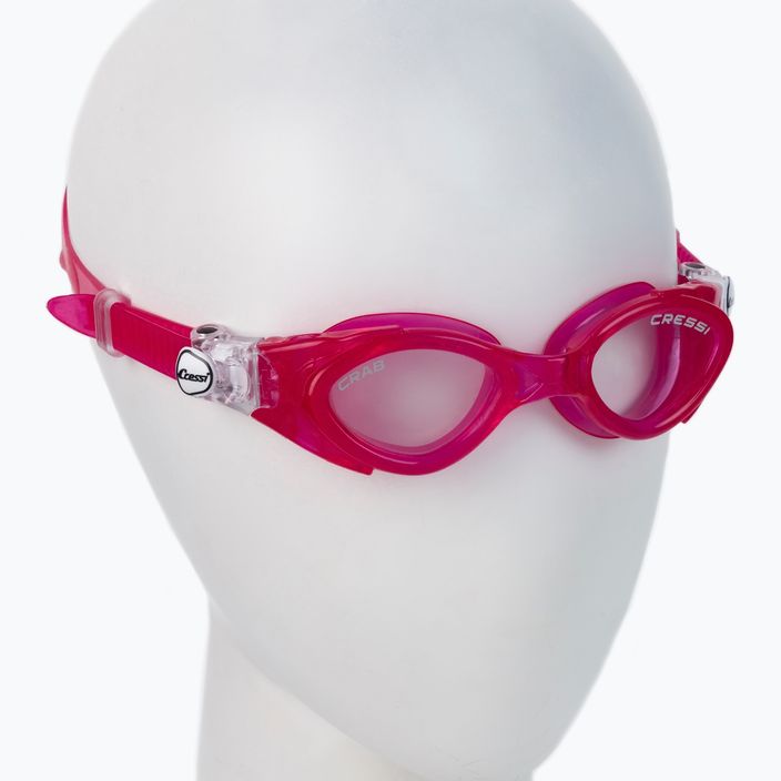 Ochelari de înot pentru copii Cressi Crab roz DE203140