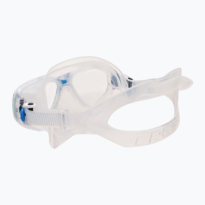 Set de scufundări Cressi Marea + mască Gamma + snorkel albastru/incolor DM1000052 4