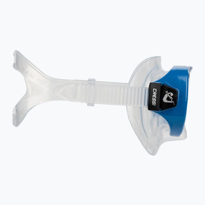 Cressi Ondina kit de snorkel pentru copii + mască Top + snorkel albastru transparent DM1010132 3