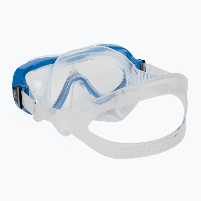 Cressi Ondina kit de snorkel pentru copii + mască Top + snorkel albastru transparent DM1010132 4