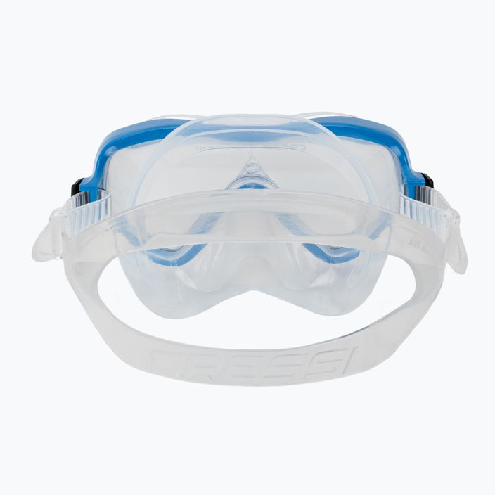 Cressi Ondina kit de snorkel pentru copii + mască Top + snorkel albastru transparent DM1010132 5