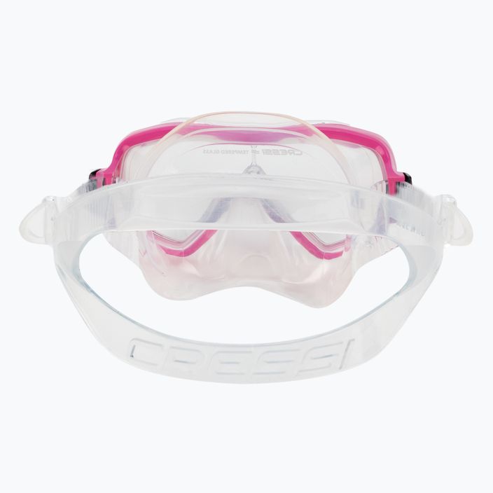 Cressi Ondina kit de snorkel pentru copii + mască Top + snorkel roz transparent DM1010134 5