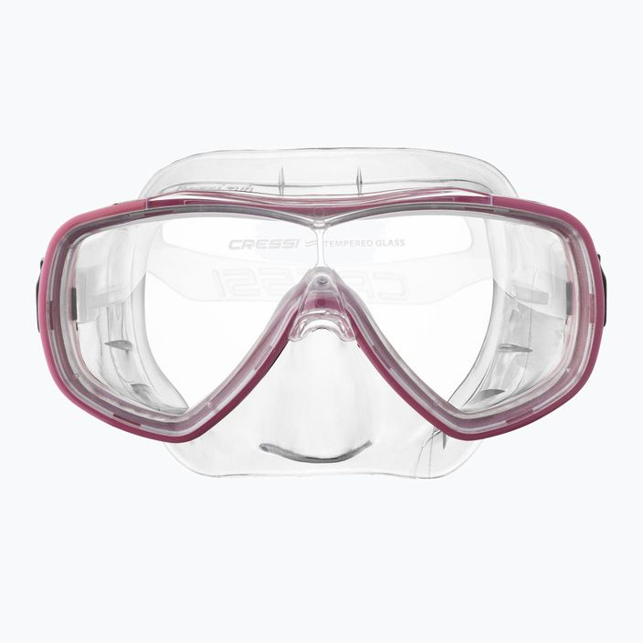 Mască de scufundări Cressi Onda clear/pink 2