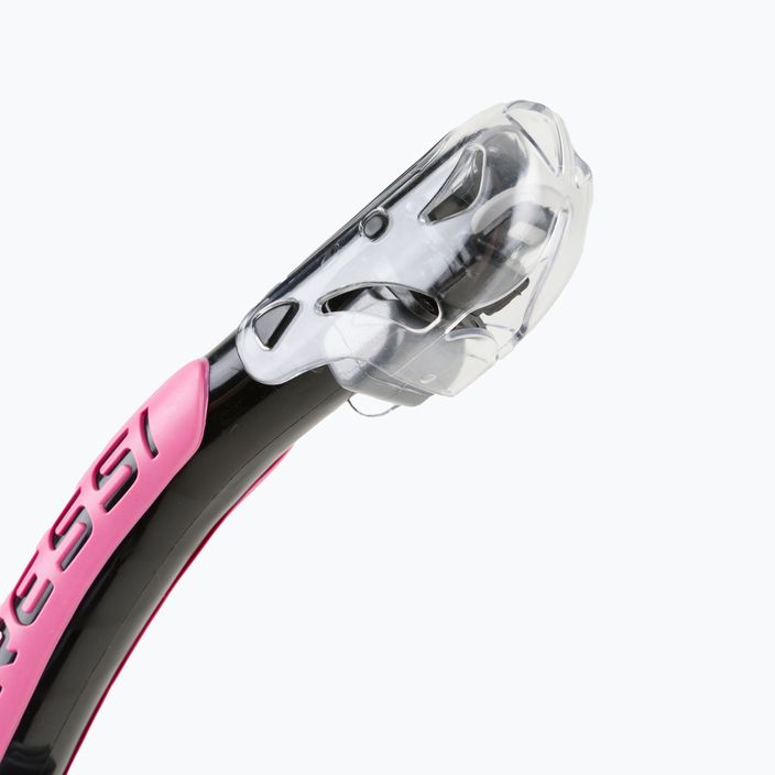 Cressi Alpha Ultra Dry snorkel roz/negru ES258 2
