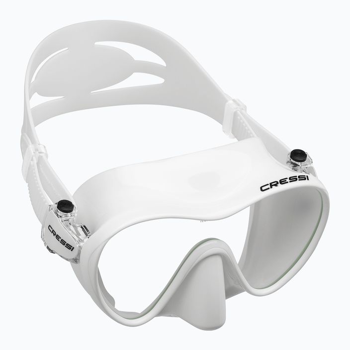 Mască de scufundări Cressi F1 albă ZDN283000 6
