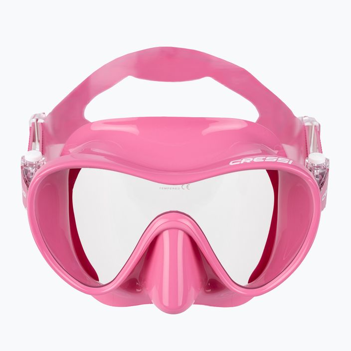 Mască de scufundare Cressi F1 roz ZDN284000 2