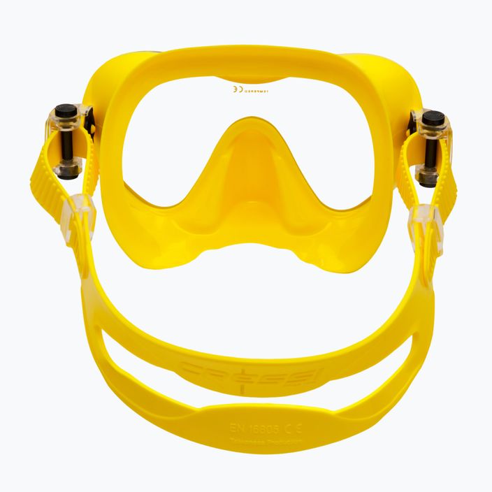 Mască de scufundare Cressi F1 Yellow ZDN281010 5