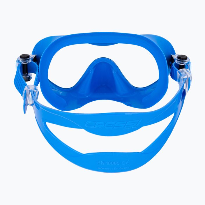 Mască de scafandru Cressi F1 Albastru ZDN281020 5