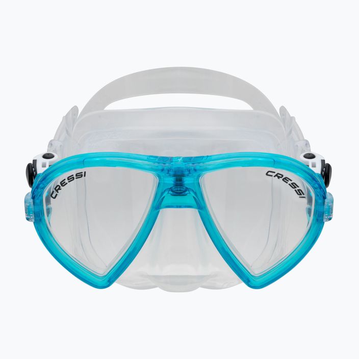 Cressi snorkel set Ocean mască + snorkel Gamma albastru clar DM1000113 2