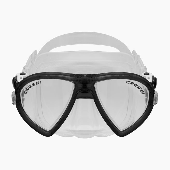 Cressi snorkel set Ocean mască + snorkel Gamma clar / negru DM1000115 2