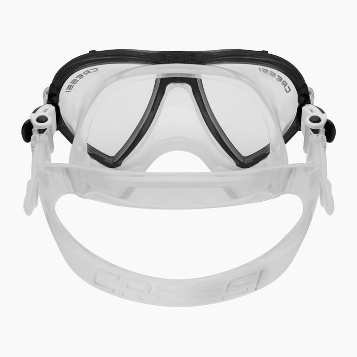 Cressi snorkel set Ocean mască + snorkel Gamma clar / negru DM1000115 5