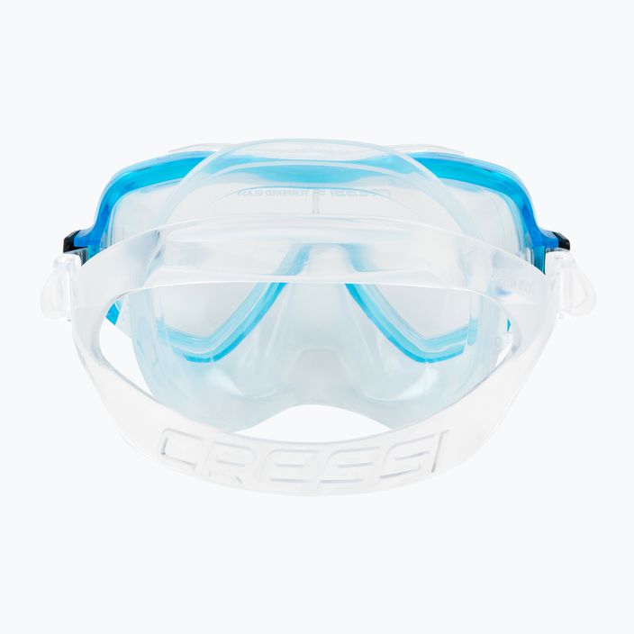 Cressi Ondina kit de snorkel pentru copii + mască Top + snorkel Clear Aquamarine DM1010133 5