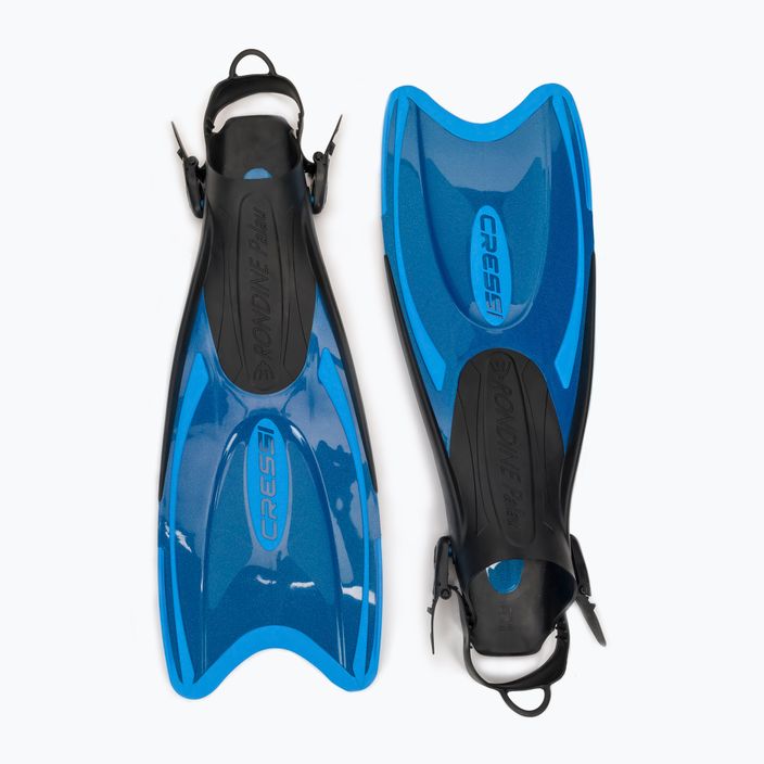 Cressi Palau Marea Bag snorkel mască + snorkel + aripioare albastru CA122632 3