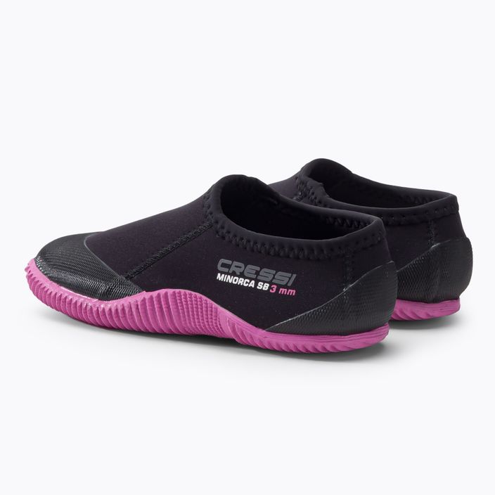 Cressi Minorca Shorty 3mm negru/roz pantofi din neopren XLX431400 3