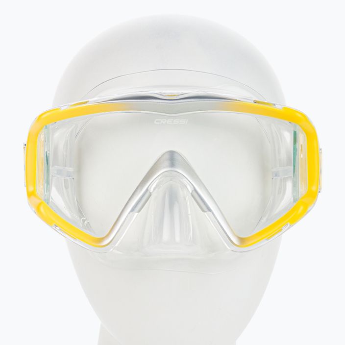 Cressi Liberty Liberty Triside SPE mască de scufundare clară DS450015 2