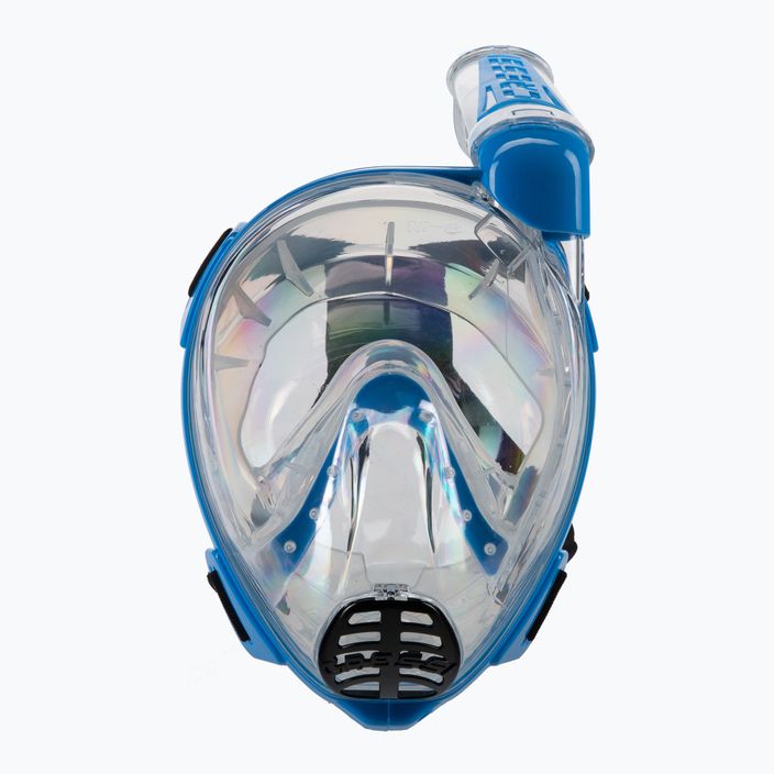 Cressi Duke Dry Mască completă pentru snorkelling albastru XDT000020 2