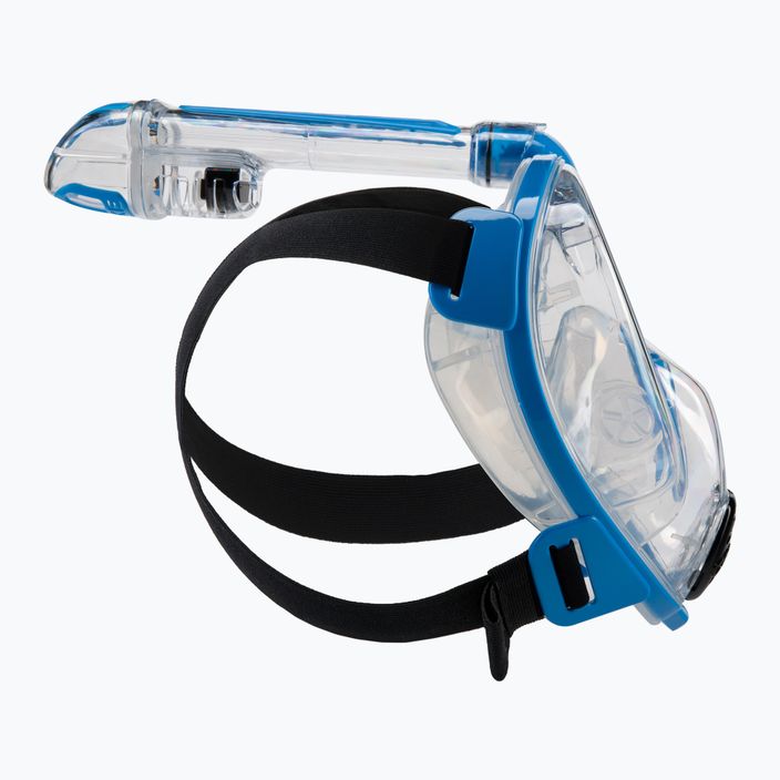 Cressi Duke Dry Mască completă pentru snorkelling albastru XDT000020 3