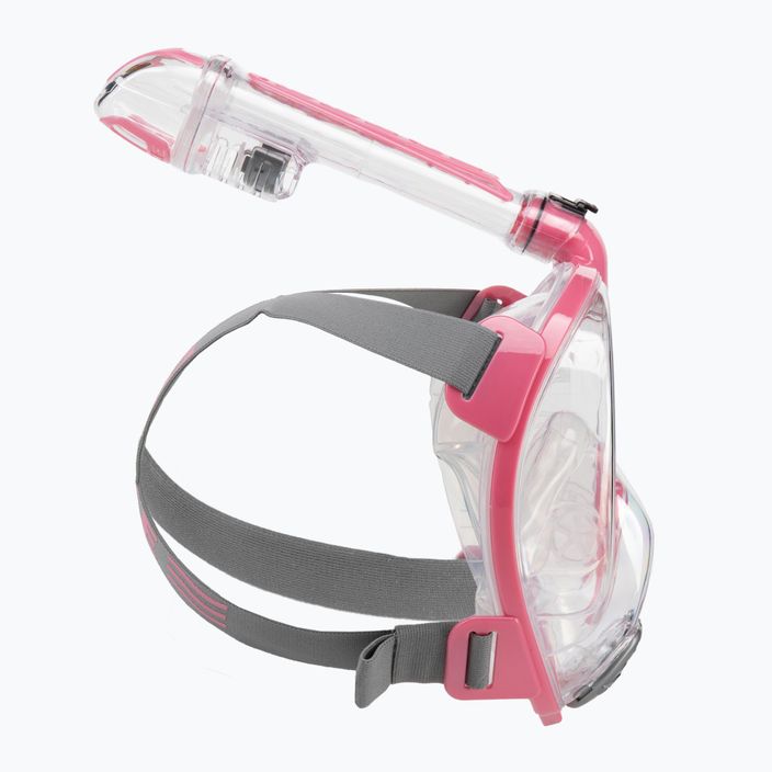 Cressi Duke Dry mască completă pentru snorkelling roz XDT000040 3