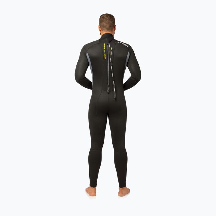 Costum de scufundări pentru bărbați Cressi Fast Monopiece 5 mm negru LR108502 2