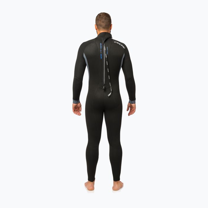 Costum de scufundări pentru bărbați Cressi Fast Monopiece 7mm negru LR108703 2