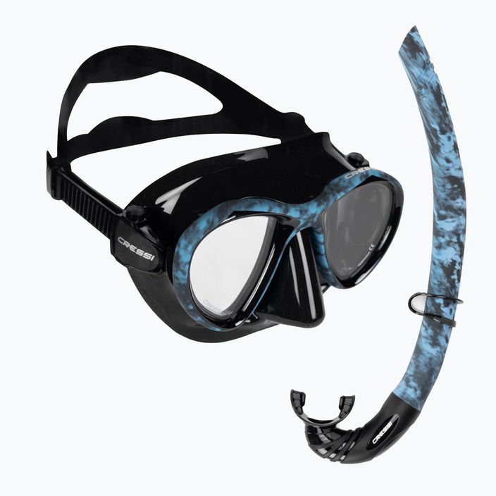 Set de scufundări  Cressi Metis + Corsica blue hunter