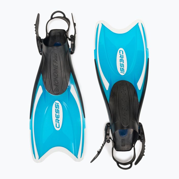 Cressi Mini Palau Set de scufundări pentru copii Mască + Snorkel albastru CA123029 3