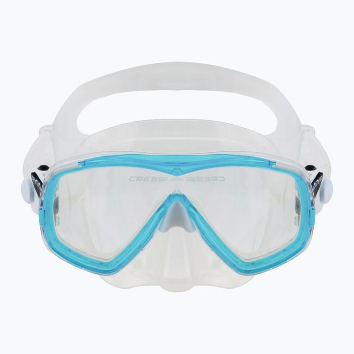 Cressi Mini Palau Set de scufundări pentru copii Mască + Snorkel albastru CA123029 6