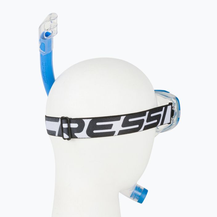 Cressi Estrella JR mască + snorkel albastru DM350020 3