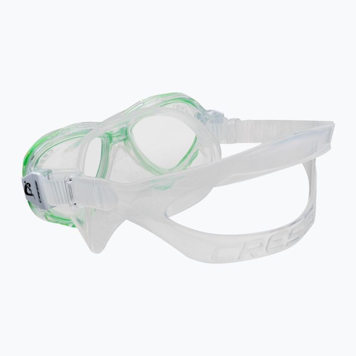 Cressi Perla + Minigringo set snorkel pentru copii mască + snorkel verde DM101267 4
