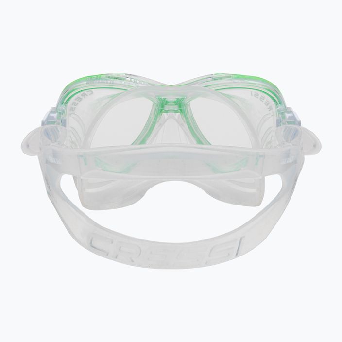Cressi Perla + Minigringo set snorkel pentru copii mască + snorkel verde DM101267 5