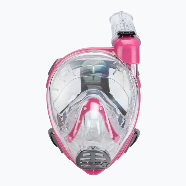 Masca de snorkel pentru copii Cressi Baron cu fața întreagă, roz XDT0360040 2