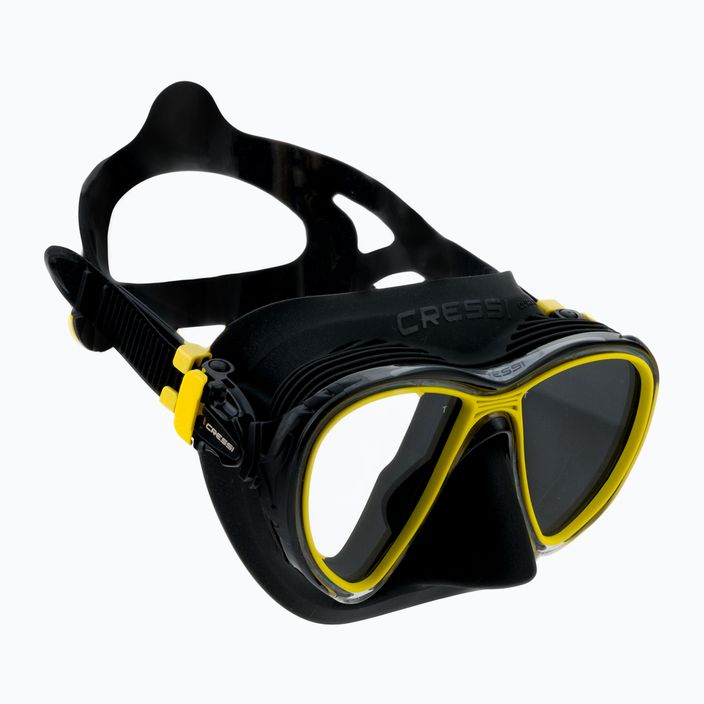 Masca de scufundare Cressi Quantum Yellow DS515010
